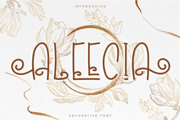 Aleecia: The Trendy Display Font for Your Brand