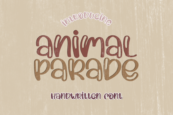 Animal Parade: A Bold Display Font for Web Design