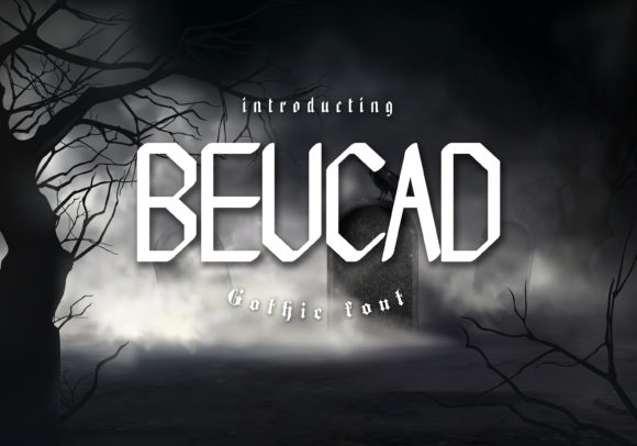 Beucad: A Geometric Display Font for Crafters