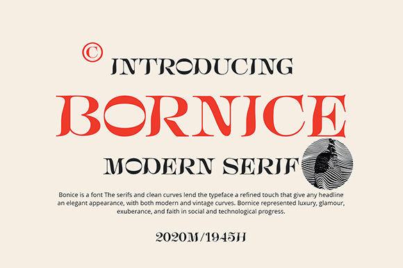 Bornice: A Modern Display Font for Creative Makers