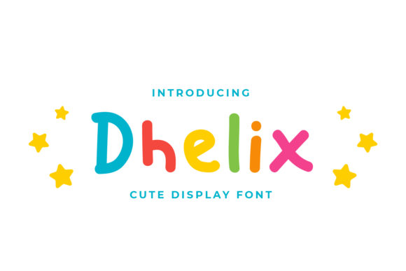 Dhelix: A Playful Display Font for Campaigns