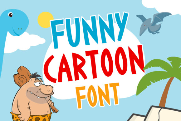 Funny Cartoon: A Playful Display Font for Makers