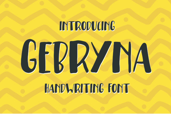 Gebryna: A Bold Display Font for Modern Web Design