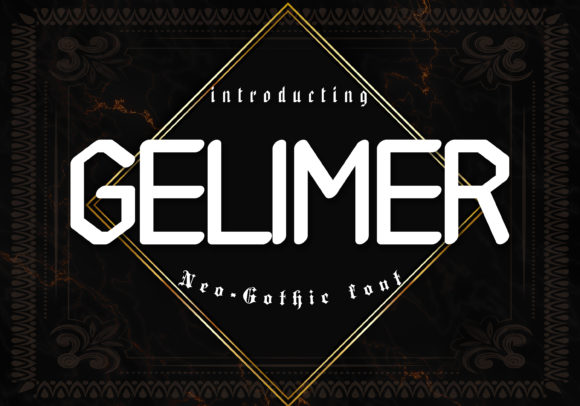 Gelimer: A Bold Neo Gothic Display Font Review