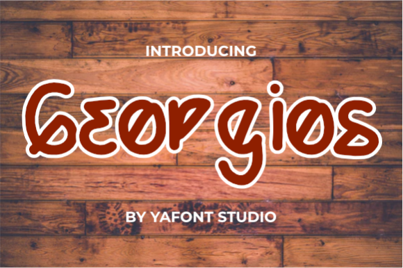 Georgios: The Unique Display Font for Campaigns