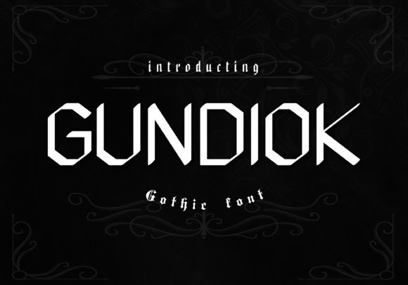 Gundiok: A Neo Gothic Display Font for Web Design