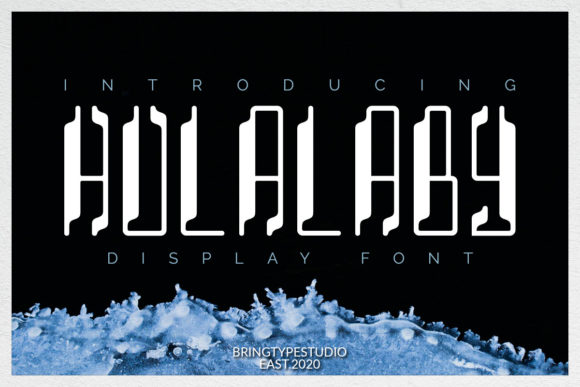 Hulalaby: A Bold Display Font for Editorial Design