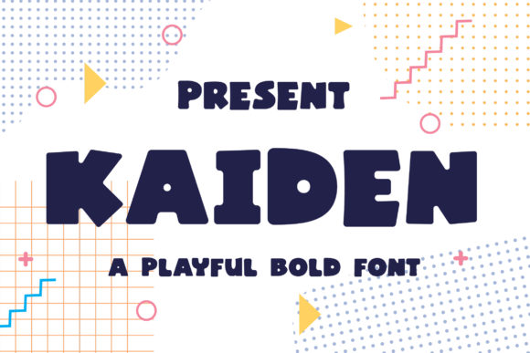 Kaiden: A Bold Display Font for Editorial Design