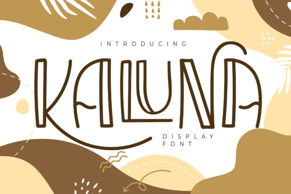 Kaluna: A Modern Display Font for Web Design