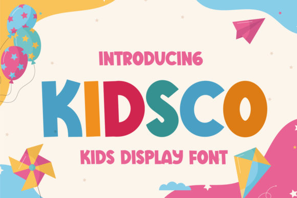 Kidsco: A Bold Display Font for Small Business Branding