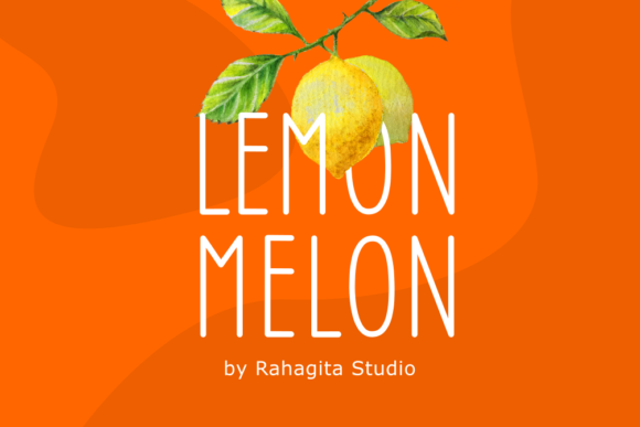 Lemon Melon: A Cute Display Font for Crafters