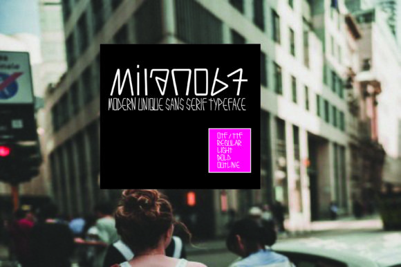 Milano67: A Retro Display Font for Modern Web Design