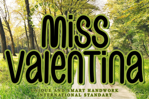 Miss Valentina: A Modern Display Font for Editorial Design