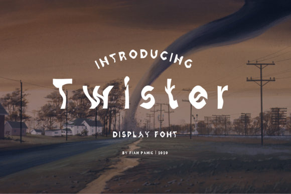 Panic Twister: A Playful Display Font for Makers