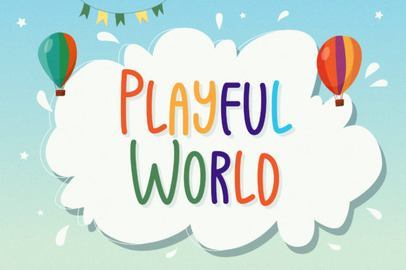 Playful World: A Fun Display Font for Your Brand