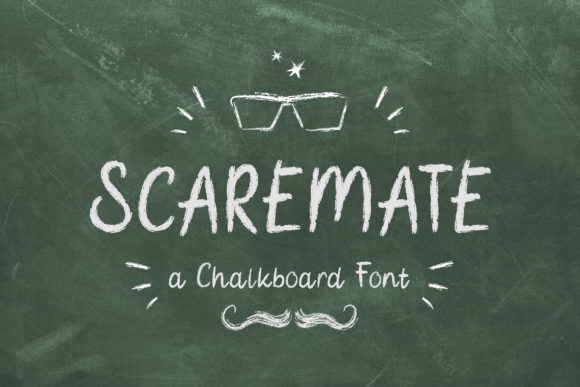 Scaremate: A Bold Display Font for Campaigns