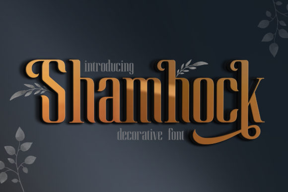 Shamhock: A Bold Display Font for Modern Web Design