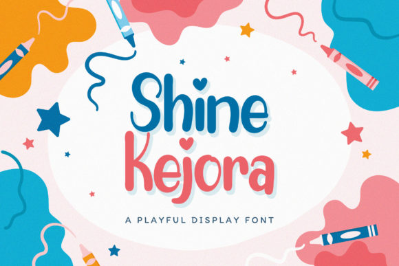 Shine Kejora: A Chunky Display Font for Playful Branding