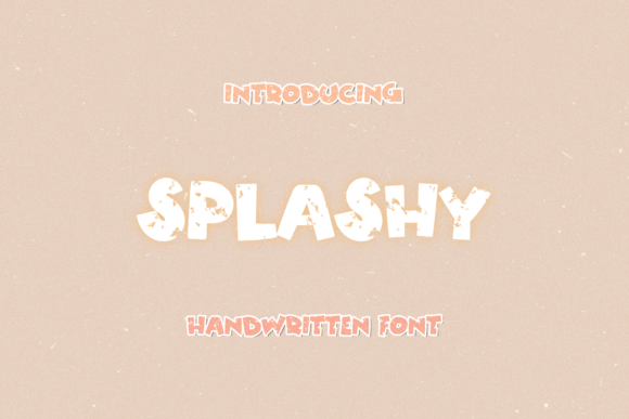 Splashy: A Bold Display Font for Standout Branding