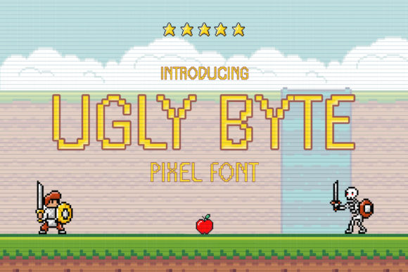 Ugly Byte: A Retro Pixel Display Font for Web Design