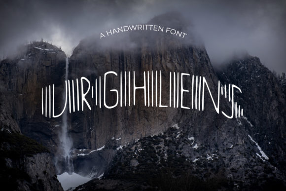 Urghlens: A Unique Display Font for Brand Identity