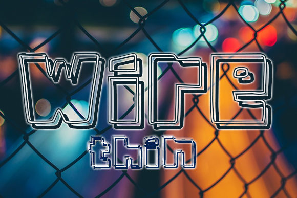 Wire: A Bold Display Font for Your Brand